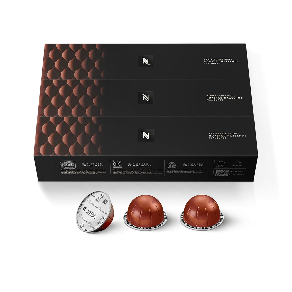 Roasted Hazelnut Nespresso Vertuo flavored coffee pods