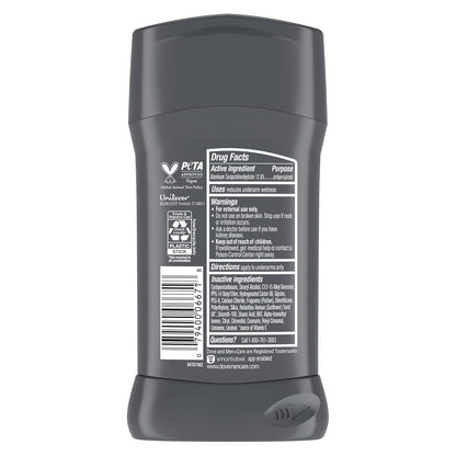 Men’s antiperspirant deodorant stick with 72 hour protection