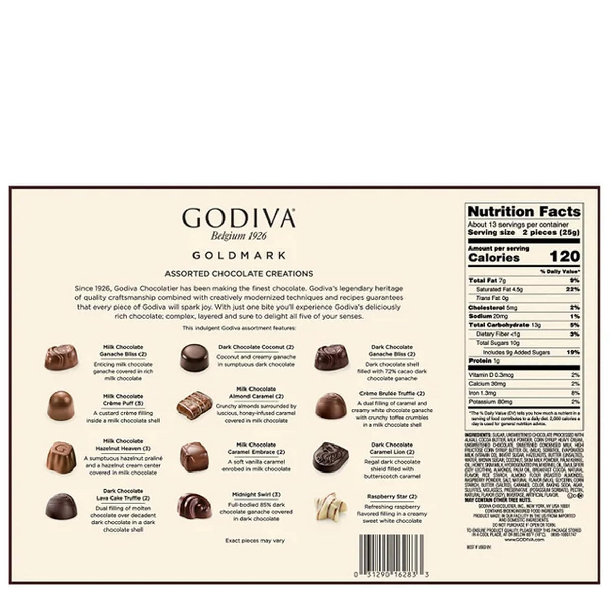 Premium Godiva assorted chocolates for gifting