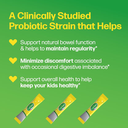 Culturelle Kids Probiotic Fiber Packets package details