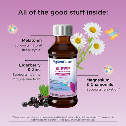 Kids sleep and immune support supplement ages 2 plus