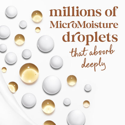 Dove creamy lather body wash with MicroMoisture droplets