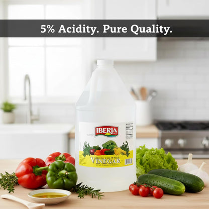 Iberia all natural white vinegar for cooking and cleaning