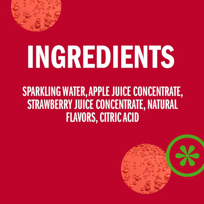 IZZE 8.4 fl oz strawberry sparkling juice cans