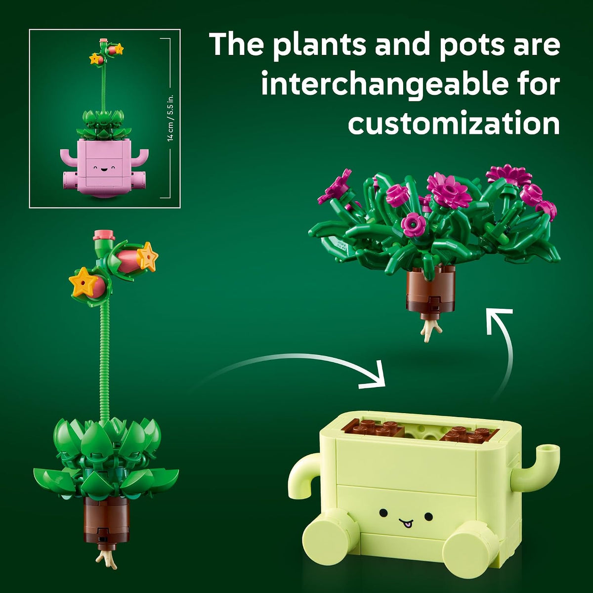 LEGO 253 piece rocking plants building toy