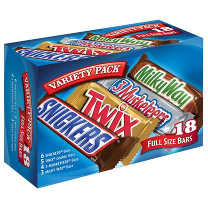 Back to school chocolate bar variety pack