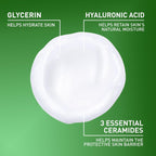CeraVe cleanser with ceramides and hyaluronic acid