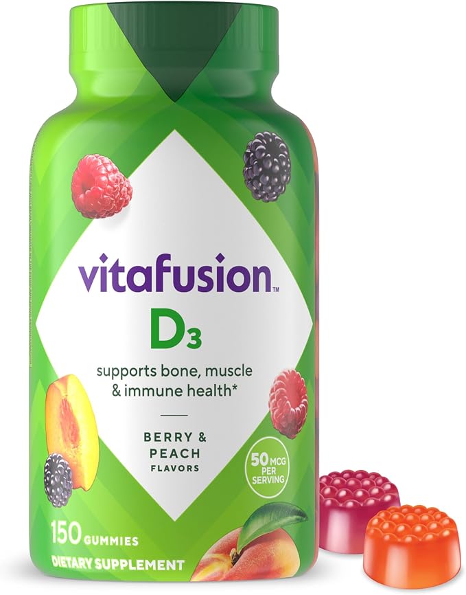 Vitafusion Vitamin D3 Gummies bottle 150 count