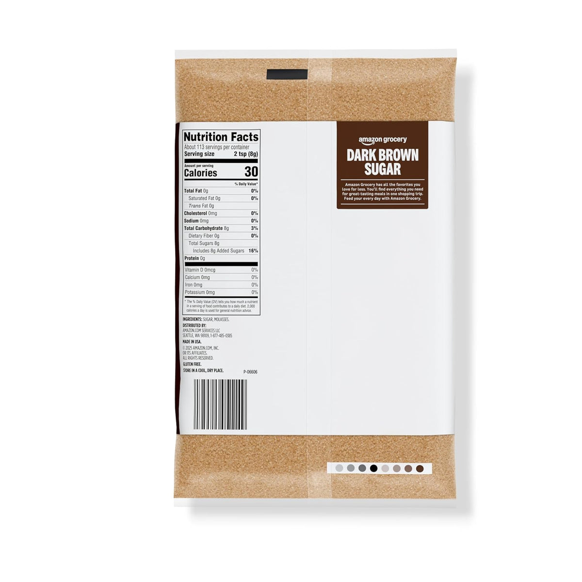 Dark brown sugar 2 lb bag for baking recipes