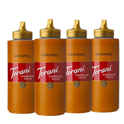 Torani Puremade caramel sauce 16.5 fl oz bottle