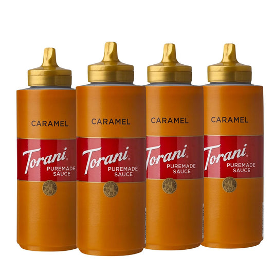 Torani Puremade caramel sauce 16.5 fl oz bottle