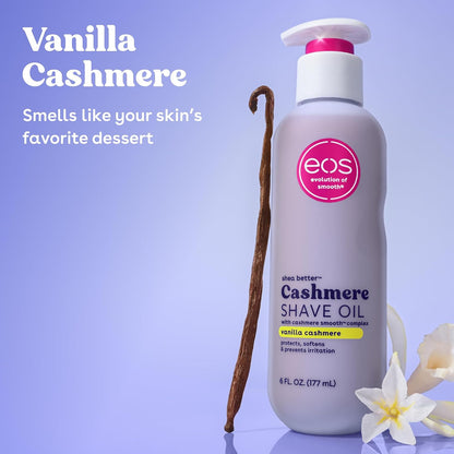 Vanilla Cashmere shave oil for sensitive skin