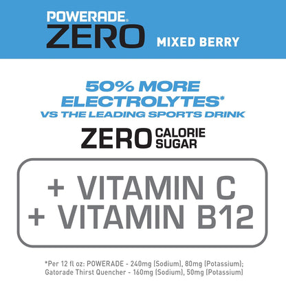 POWERADE Zero calorie Mixed Berry hydration drink