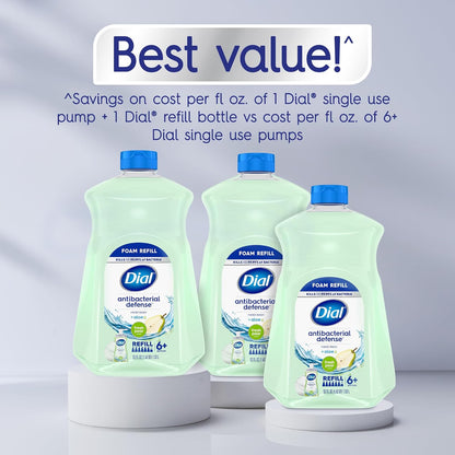 Dial Fresh Pear gentle foaming hand wash refill