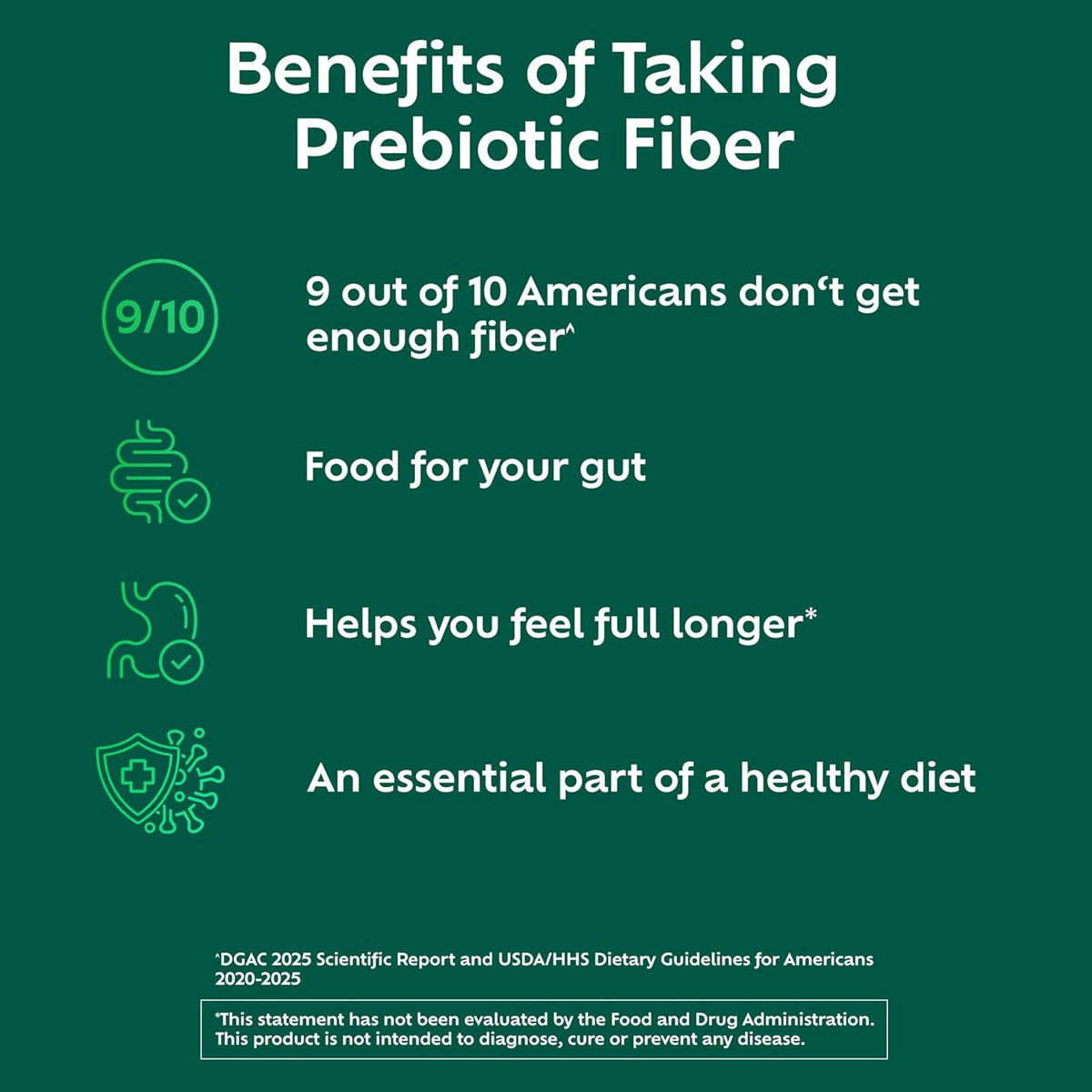Benefiber prebiotic fiber powder for daily routine