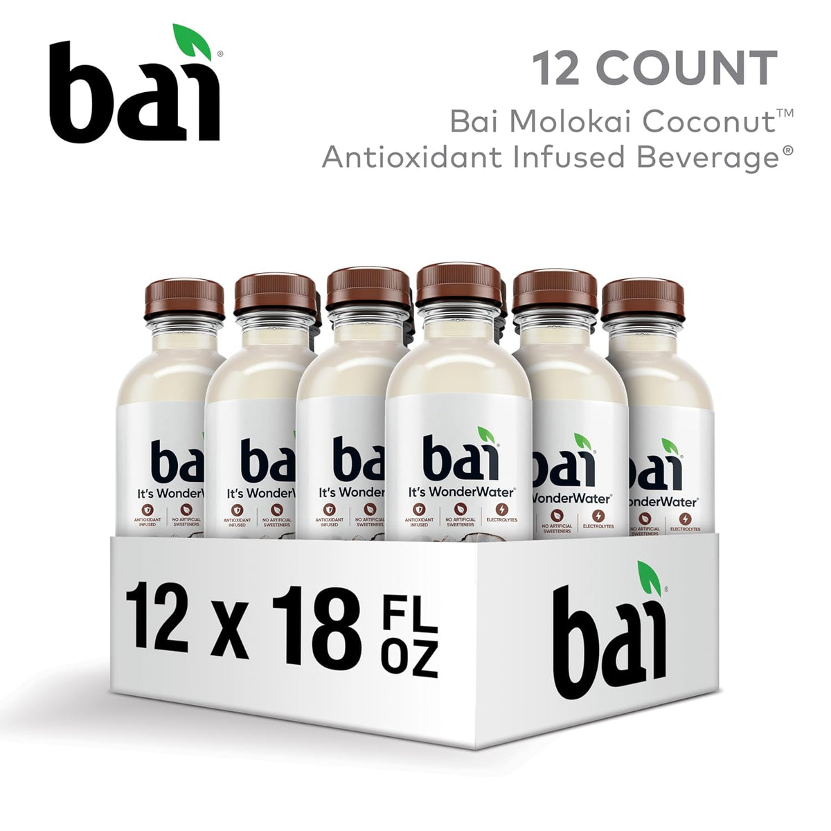 Bai coconut beverage with Vitamin C and electrolytes
