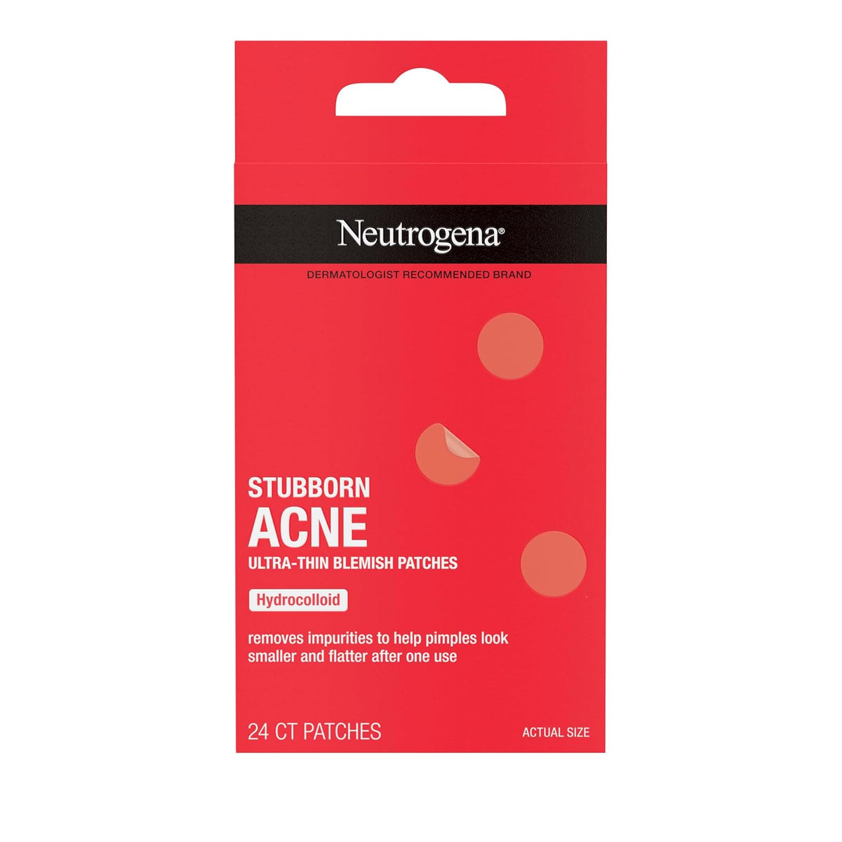 Ultra-thin Neutrogena pimple patches for face