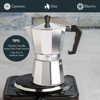 Coffee gift set for cappuccinos and lattes