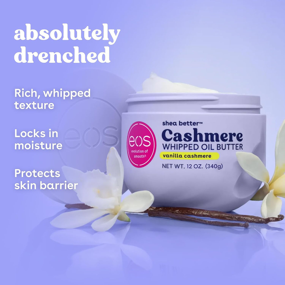 eos body butter for dry skin care