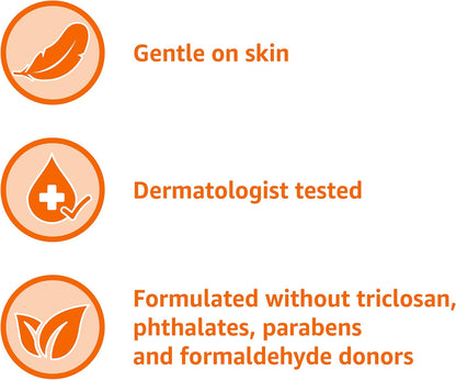 Dermatologist-tested clear hand soap refill