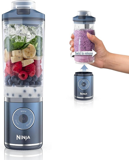 Ninja Blast Max portable blender in navy