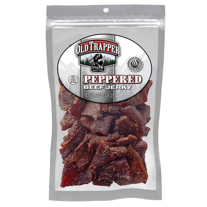 Peppered beef jerky spicy meat snack pack