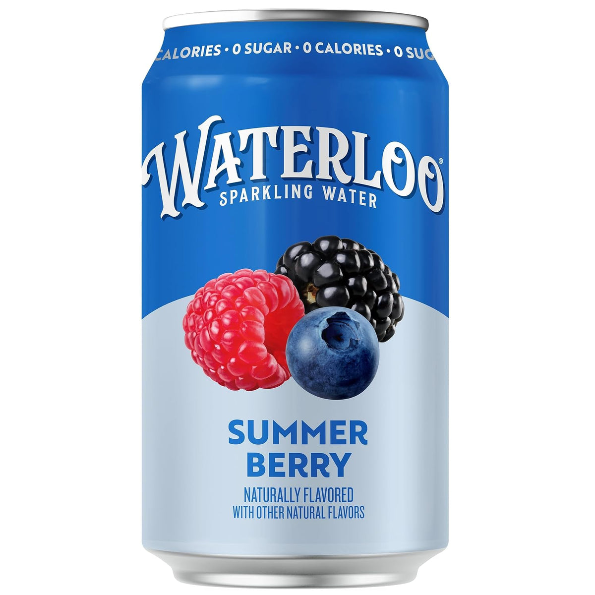 Waterloo naturally flavored berry sparkling water