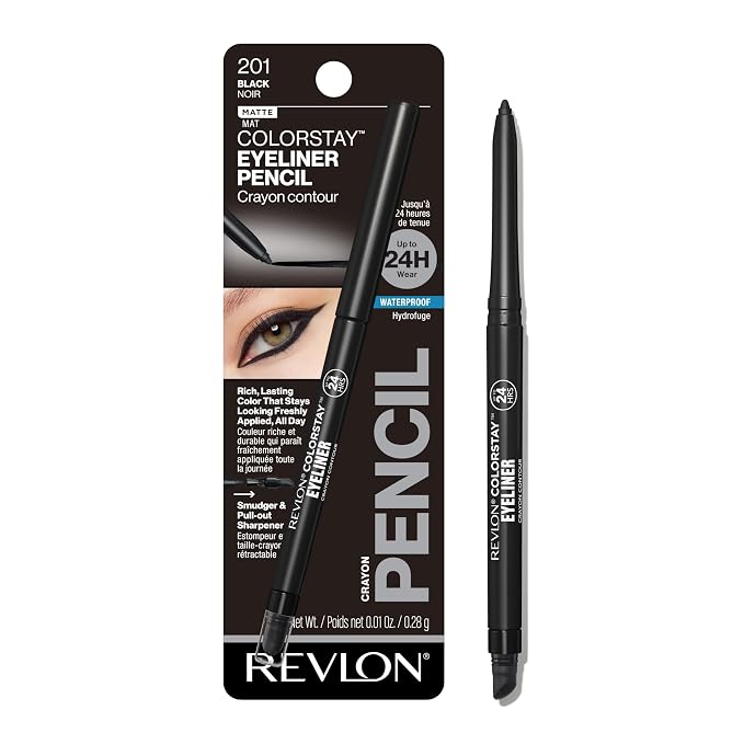REVLON ColorStay waterproof eyeliner pencil in black