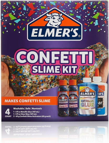 Confetti slime activator and glue craft set