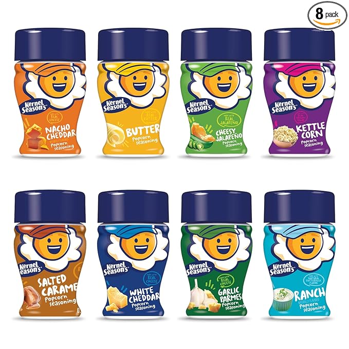 Kernel Season's popcorn seasoning variety pack mini jars