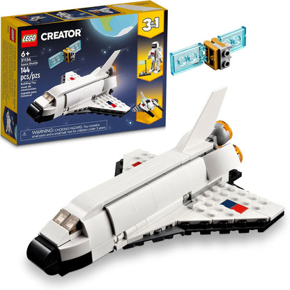LEGO space shuttle building set for kids ages 6 plus