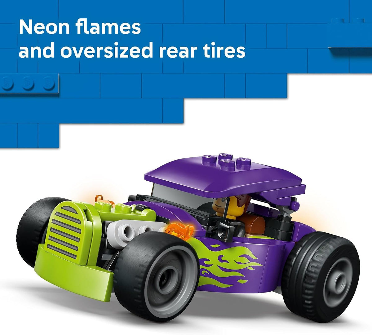 LEGO City drag racing car playset for kids