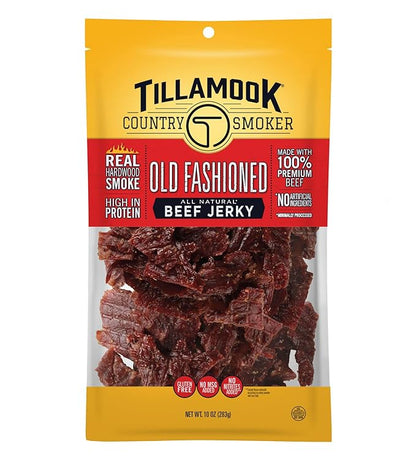 Tillamook Country Smoker old fashioned beef jerky 10 ounce bag