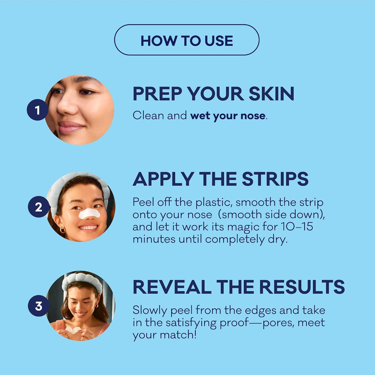 Bioré non-comedogenic blackhead remover strips