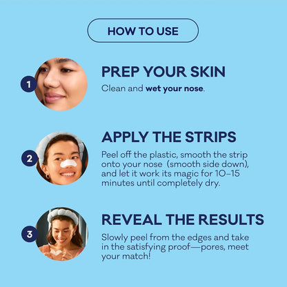 Bioré non-comedogenic blackhead remover strips