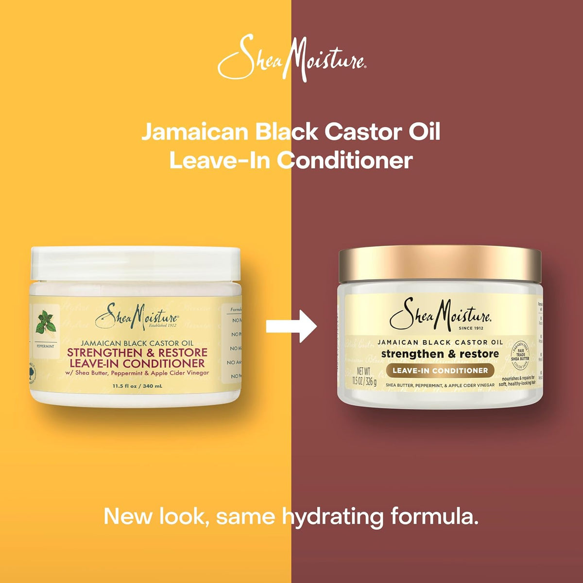 Shea Moisture leave-in conditioner for damaged hair care