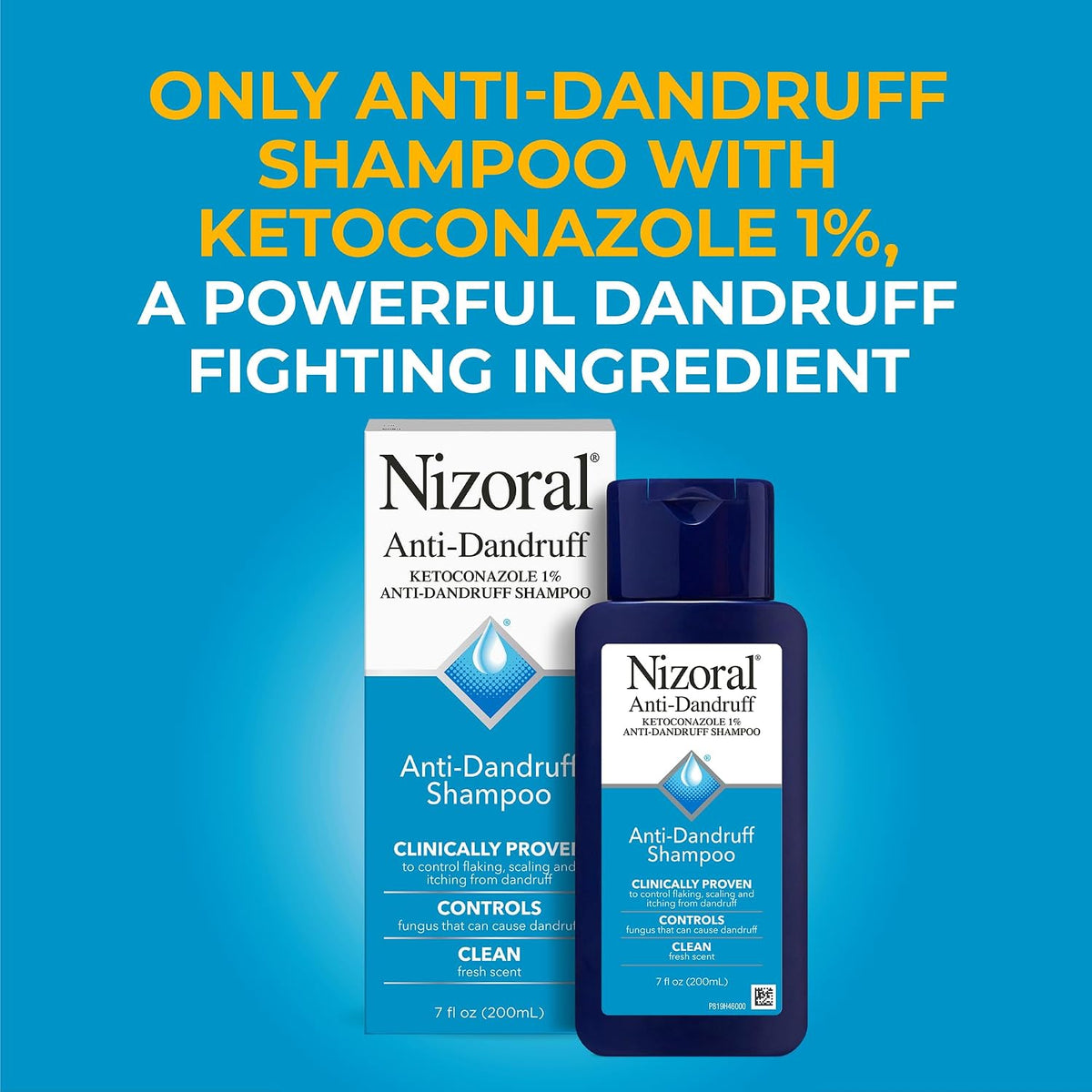 Fresh scent anti-dandruff shampoo for women and men