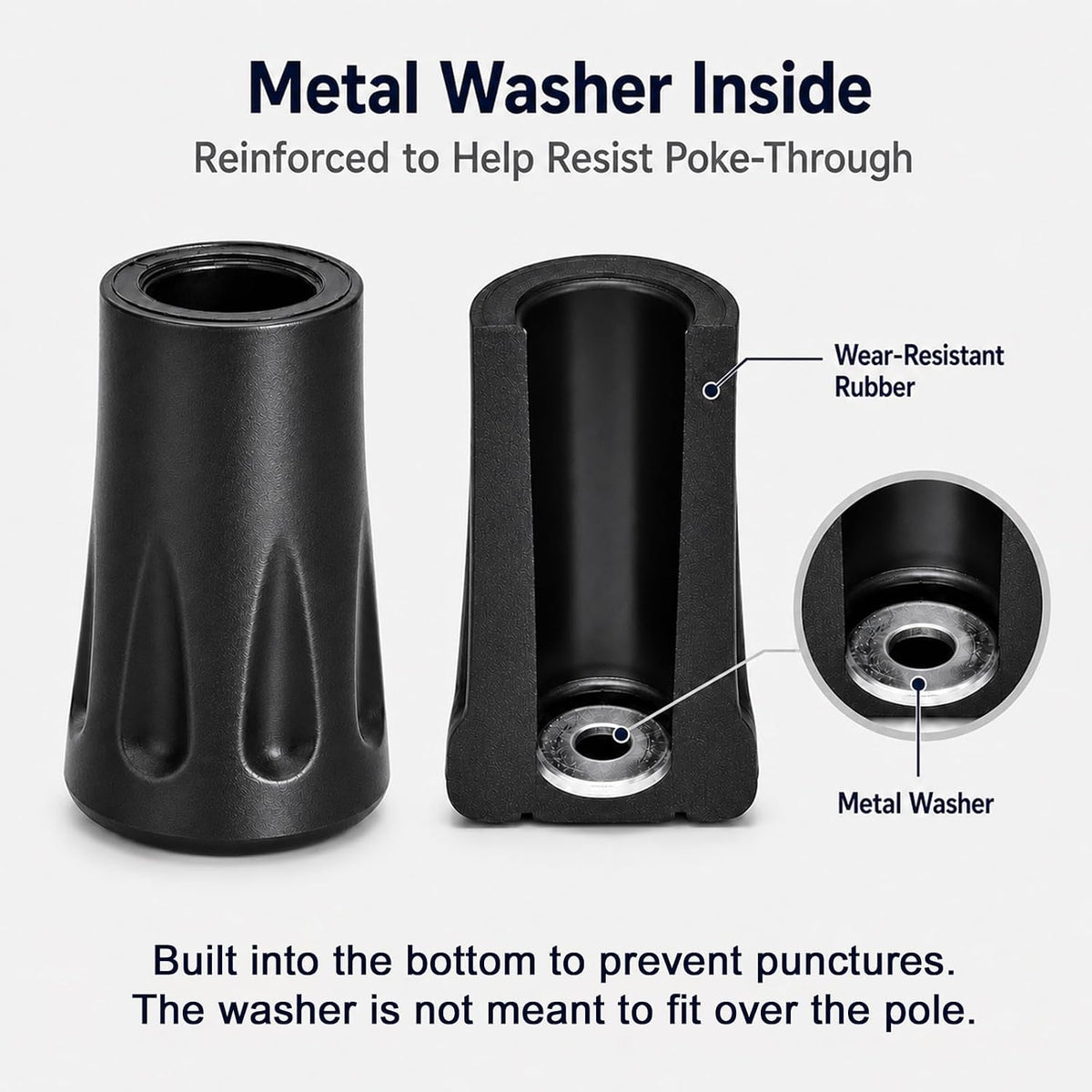 11 mm inner-diameter press-on trekking pole tips