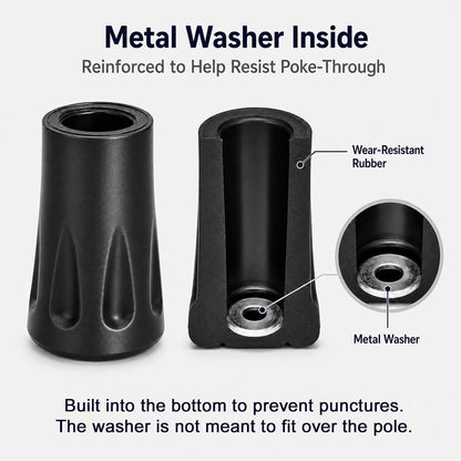 11 mm inner-diameter press-on trekking pole tips