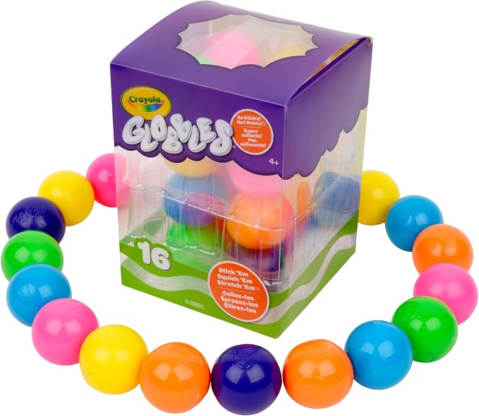 Crayola Globbles 16 count sticky squish toys set