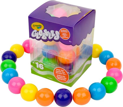 Crayola Globbles 16 count sticky squish toys set