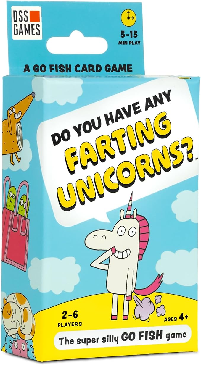 DSS Games Farting Unicorns silly Go Fish card game