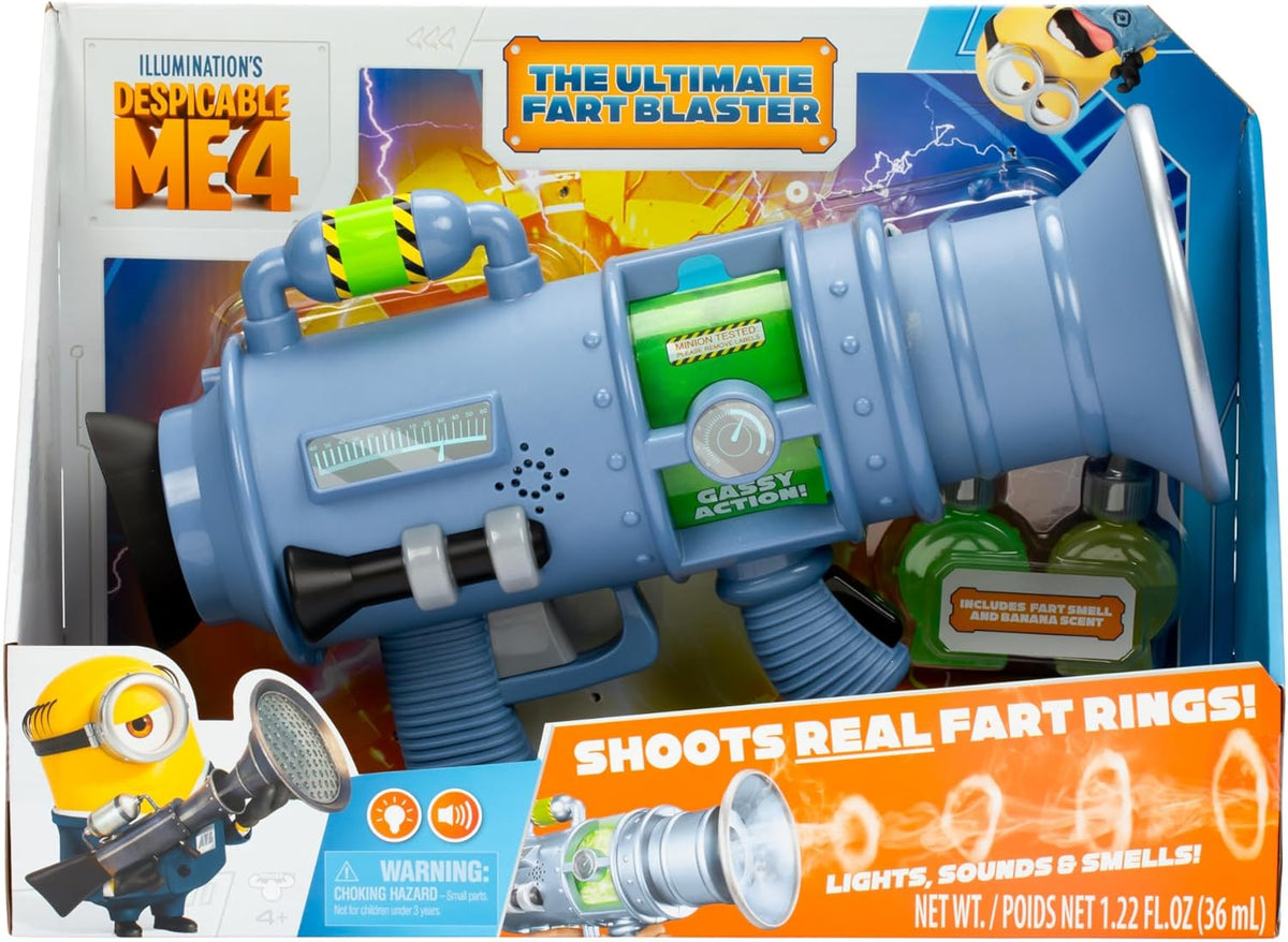 Minions Ultimate Fart Blaster fog ring gag toy