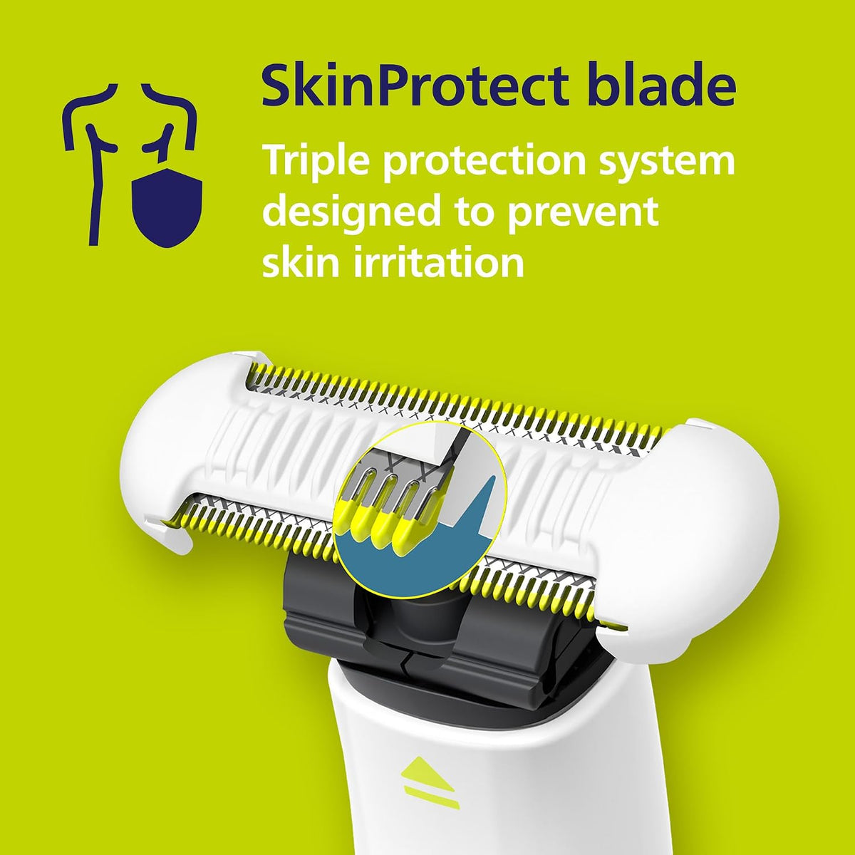 Norelco OneBlade trimmer with 3mm body comb