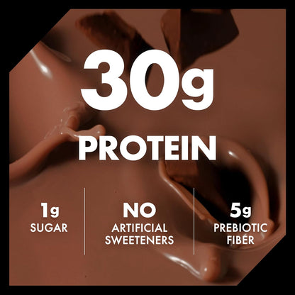 Oikos chocolate protein drink with 1g sugar