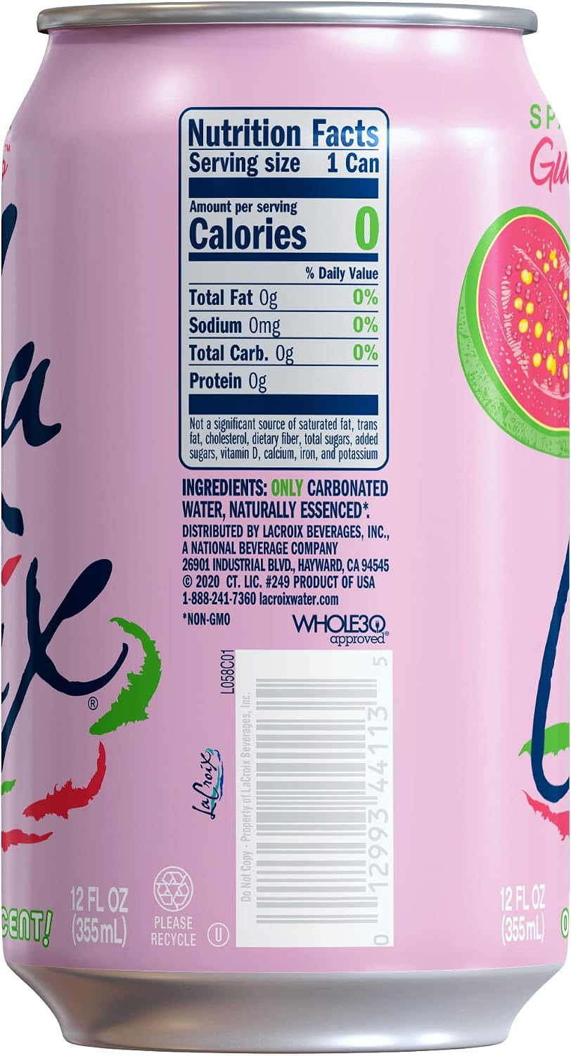 Guava Sao Paulo La Croix seltzer water pack