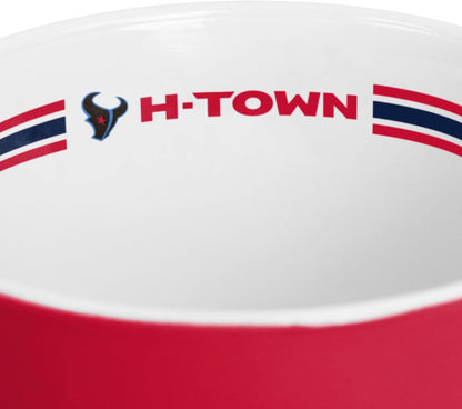 Microwave and dishwasher safe Texans mug