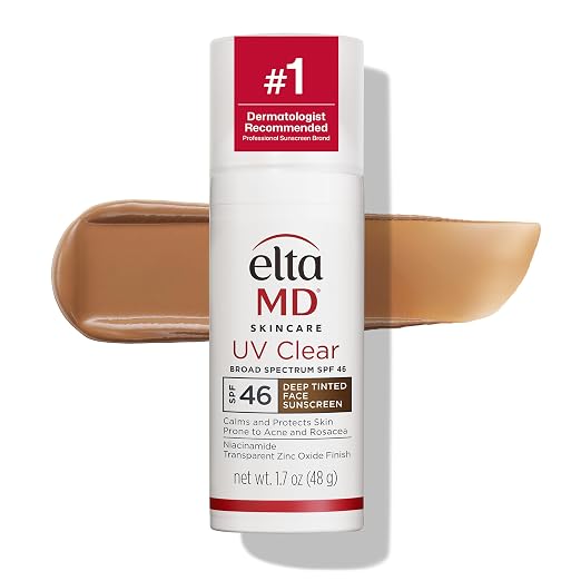 EltaMD UV Clear face sunscreen SPF 46 and SPF 50