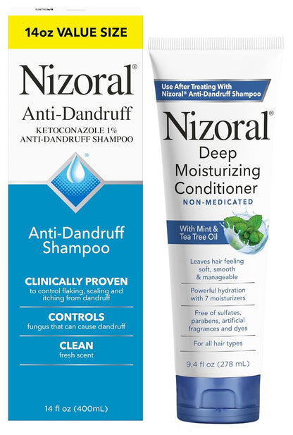 Nizoral anti-dandruff shampoo and conditioner set