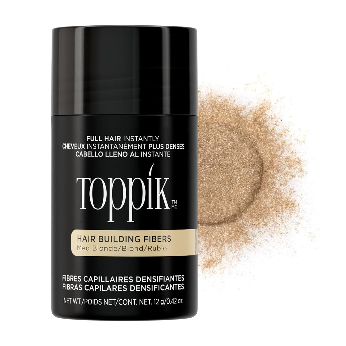 Hair fibers for fuller-looking coverage